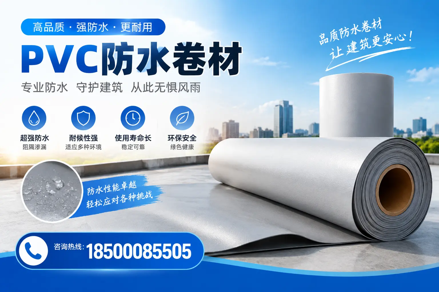如何选择高质量的PVC防水卷材？河池消费者必看指南